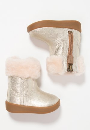 JORIE METALLIC - Lær-at-gå-sko - gold