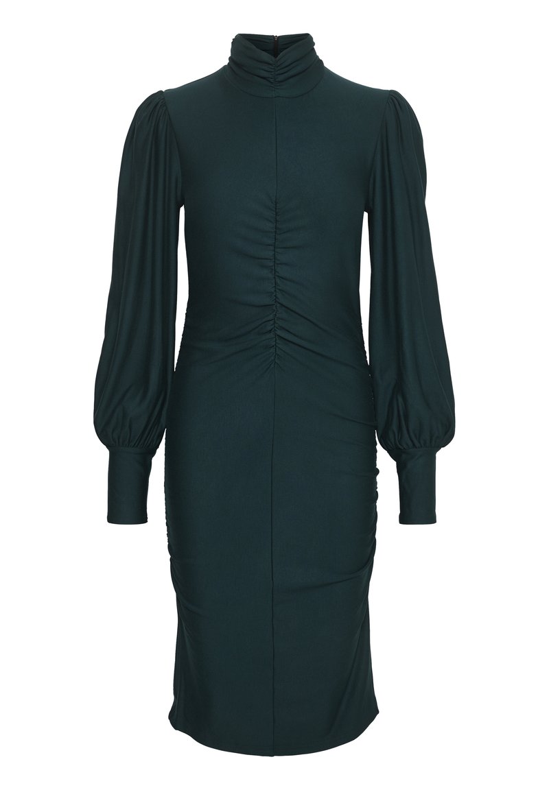 Gestuz Etui-jurk donkergroen Gestuz Etui-jurk donkergroen