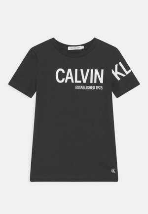 HERO LOGO FITTED - T-Shirt print - ck black