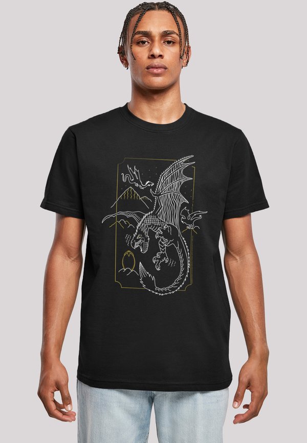 HARRY POTTER DRAGON LINE ART - T-Shirt print
