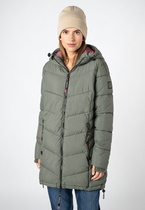 STEPP TAILLIERT - Winter coat - middle-green