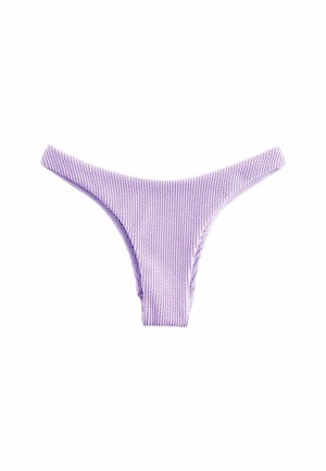HIGH LEG - Bas de bikini - lilac purple crinkle