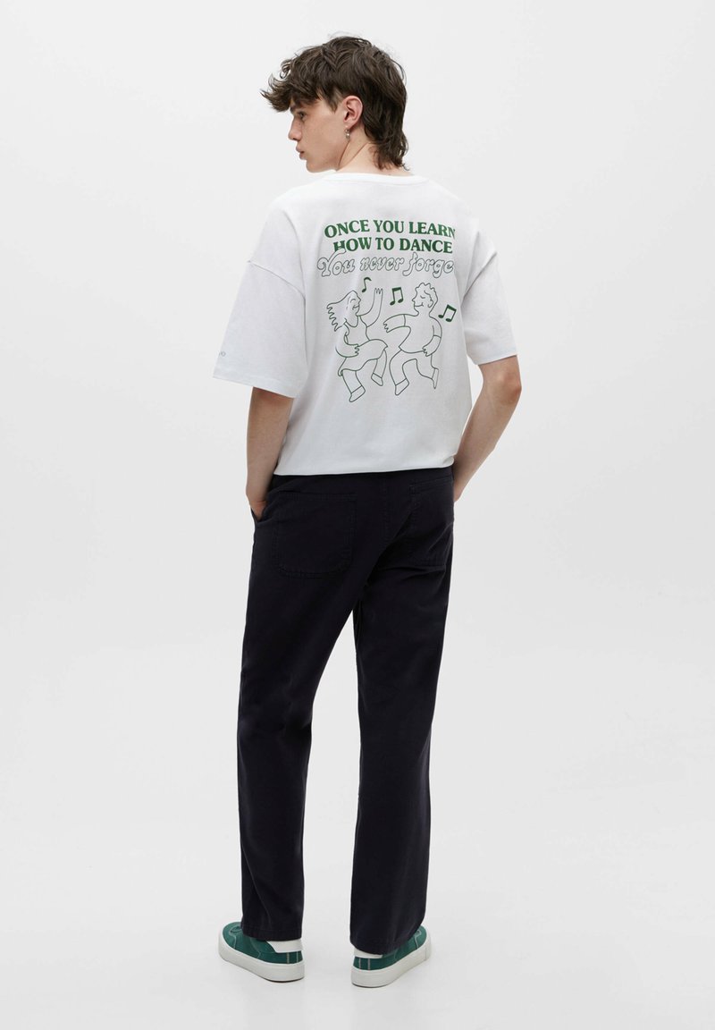 PULL&BEAR XDYE Print Tshirt white Zalando.ie