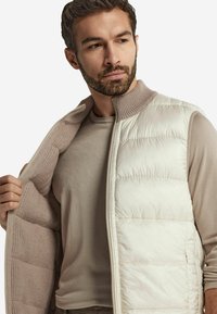 Falconeri REVERSIBLE - Weste - natürlich  sand colored beige