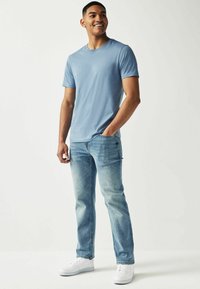Next ESSENTIAL CREW NECK - T-shirts basic - mid blue