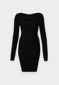 Karl Lagerfeld Jeans LOGO DRESS - Stickad klänning - black