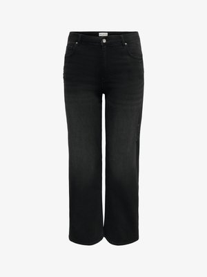 ONLY Carmakoma, Wide-fit CARWILLY High waist Wide Leg Fit - Traperice opuštenog kroja - washed black