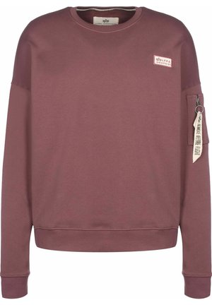 Sweatshirt - organic burgundy