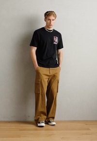 Scotch & Soda RELAXED FIT FRONT BACK  - Print T-shirt - meteorite