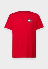 SLIM ESSENTIAL FLAG TEE - T-shirt imprimé - red hot