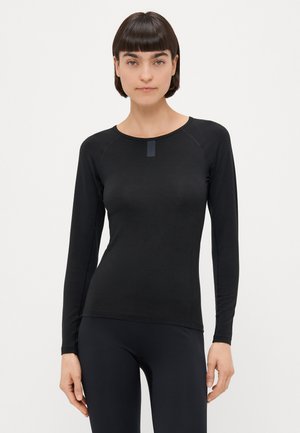 WOMENS BASE LAYER LONG SLEEVE - Camiseta interior - black