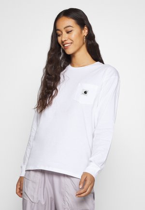 POCKET - Longsleeve - white