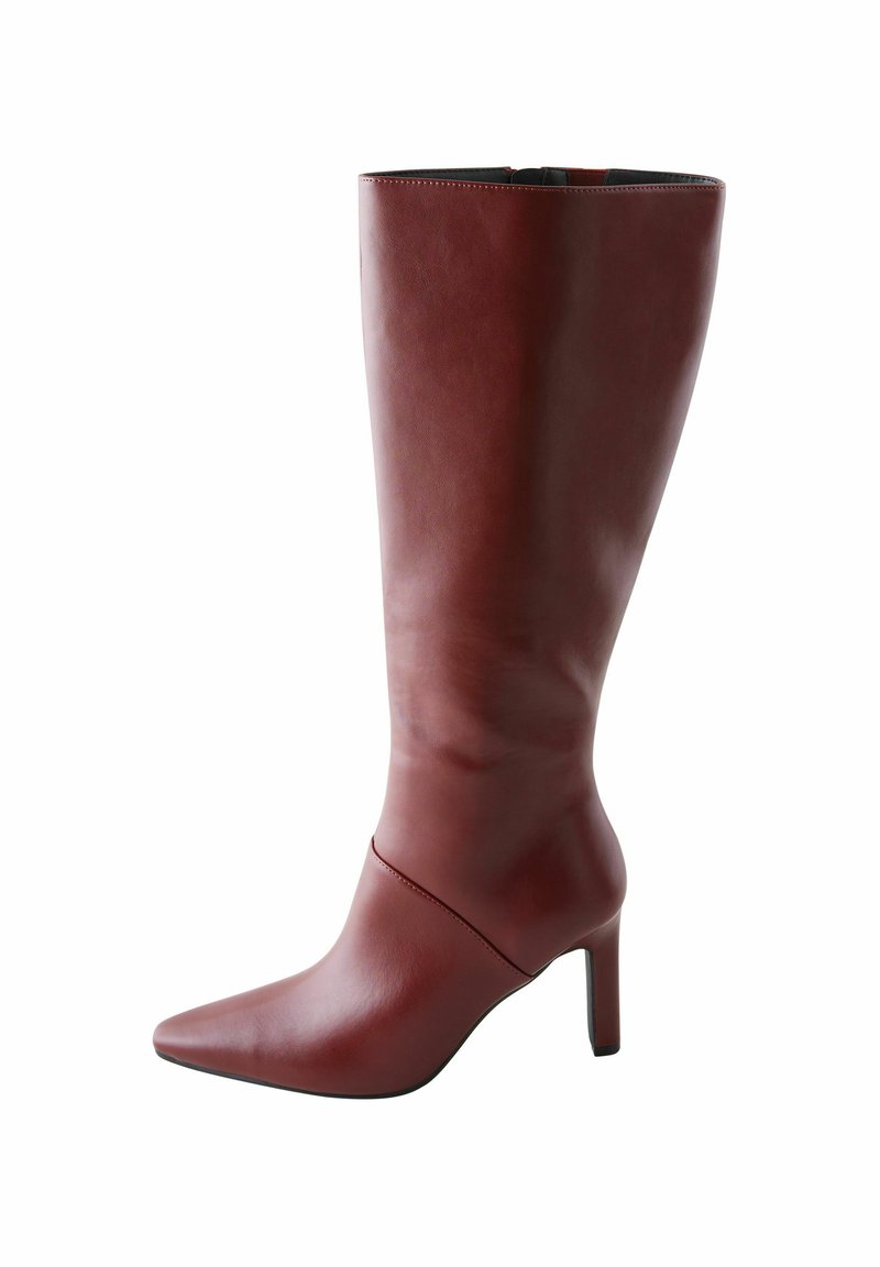 Next Stiefel - mottled red