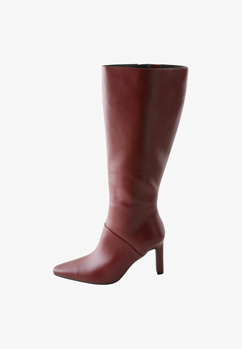 Next Stiefel - mottled red