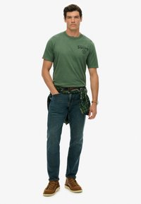 Superdry & Co TOKYO NARRATIVE LOOSE - T-shirt print - ice green