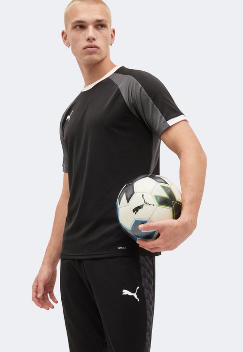 PUMA TEAMLIGA TRAINING PANTS - Tracksuit bottoms - black/white/flat dark gray — photo 4