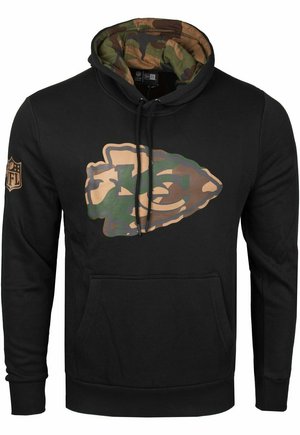 NFL KANSAS CITY CHIEFS - Kapuzenpullover - black wood camo
