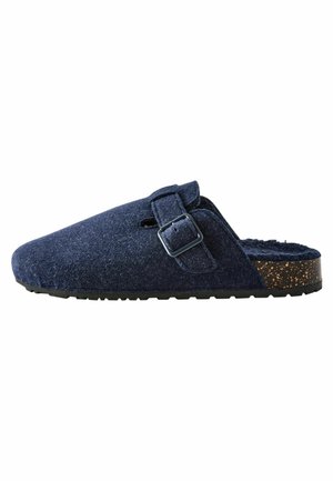 Pantolette flach - navy