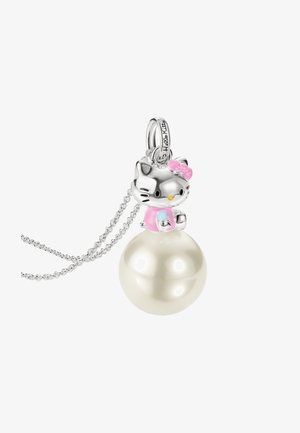 THOMAS SABO, HELLO KITTY KETTE MIT PERLE - Collana - silberfarben schwarz weiß pink gelb hellblau
