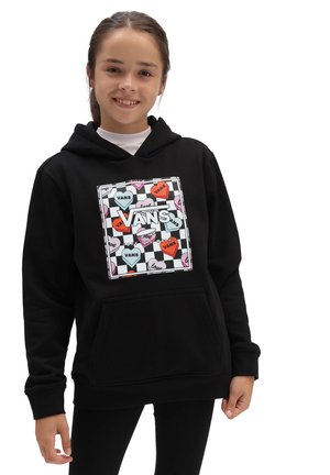 CANDY HEART HOODIE - Kapuzenpullover - black