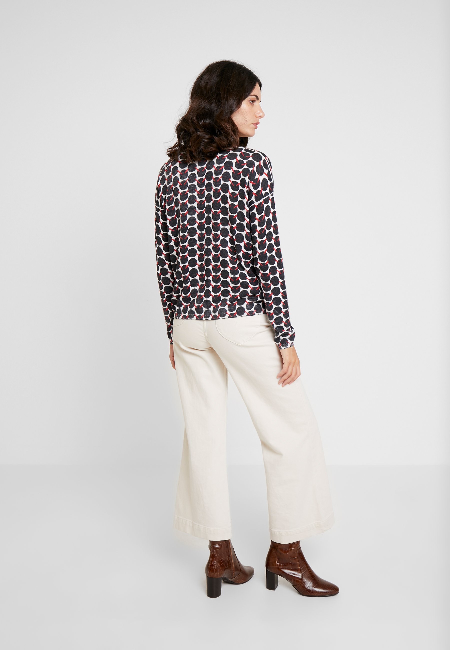 comma casual identity LONGSLEEVE Strikkegenser white comma casual identity Strikkegenser - white
