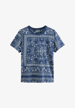 Next, REGULAR FIT - BANDANA PRINT ESSENTIALS T-SHIRT . - T-shirts print - blue navy