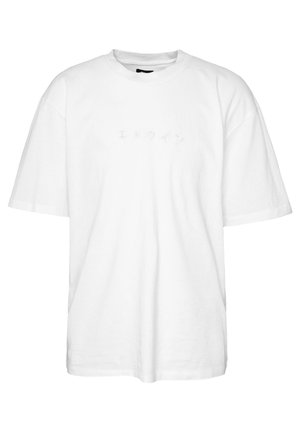 Edwin KATAKANA EMBROIDERY - T-shirts med print - white