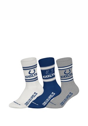 INDIANAPOLIS COLTS 3-PACK - Socken - blu/wht/mgr