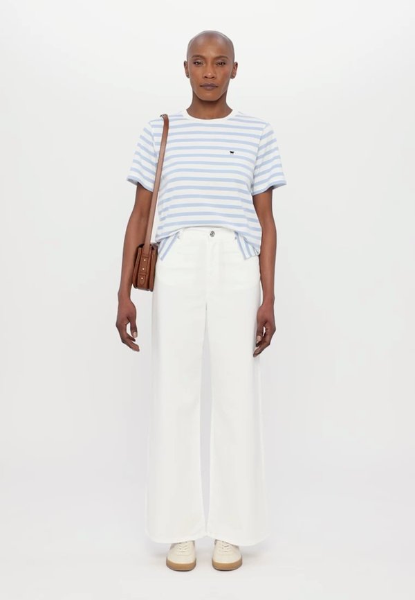 SATRAPO - Print T-shirt - azzurro2