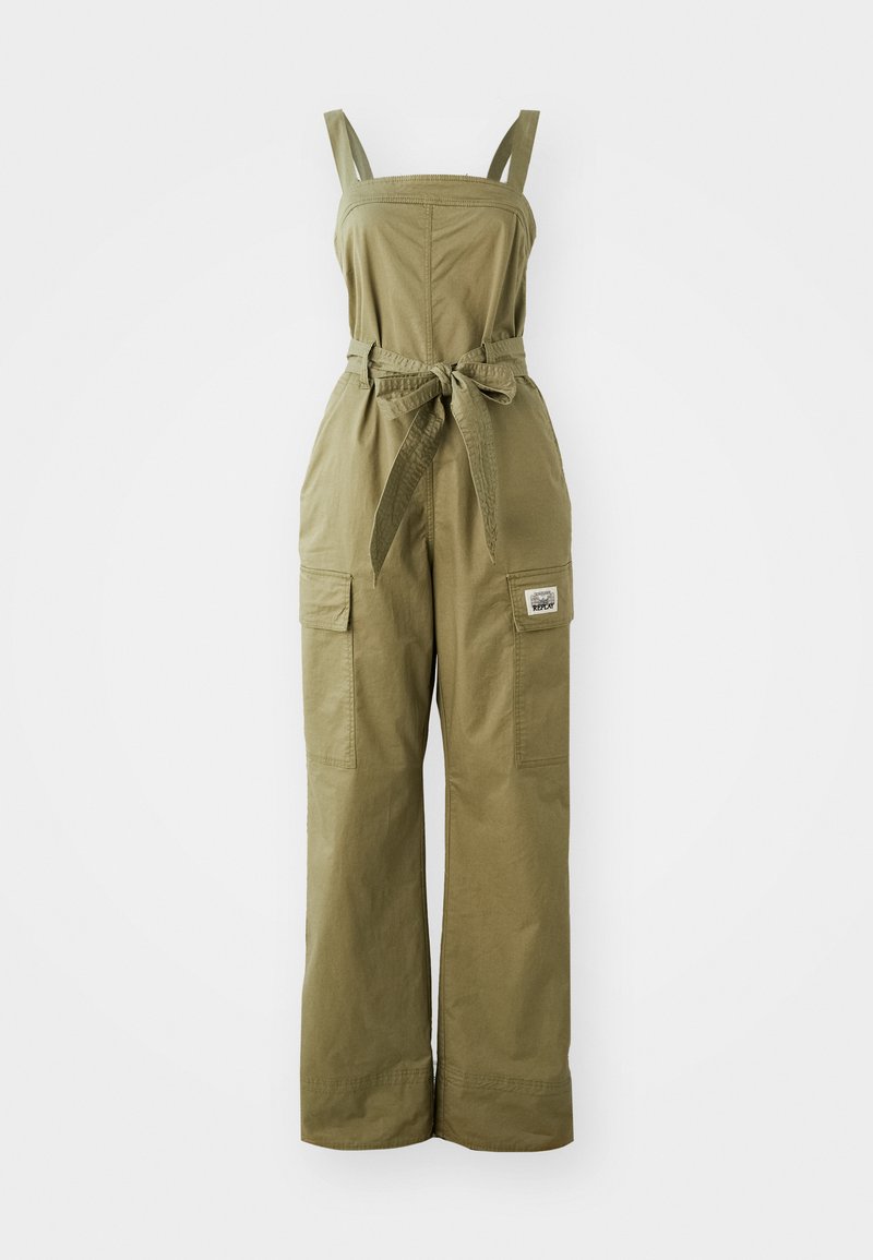 Replay Jumpsuit olijfgroen