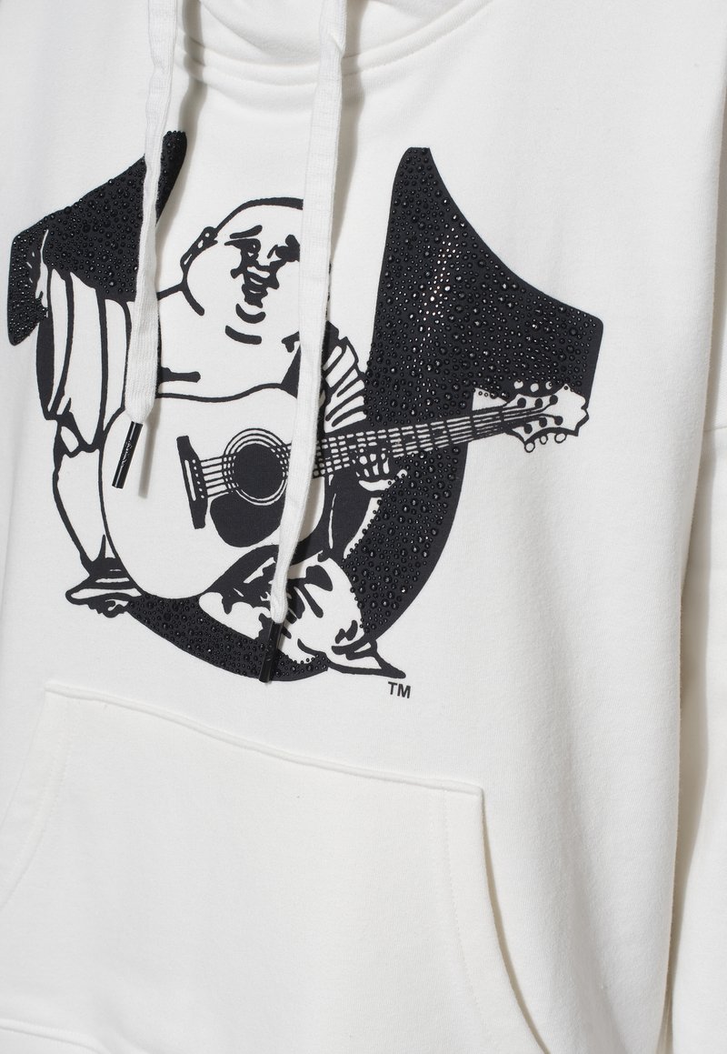 Damen Sweatshirts | True Religion CHRISTALES BUDDHA Kapuzenpullover blanc/weiß - TH24364 Damen Sweatshirts | True Religion CHRISTALES BUDDHA Kapuzenpullover blanc/weiß - TH24364