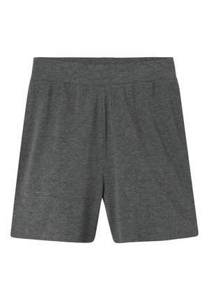 RELAXED FIT - Šortky - dark grey melange