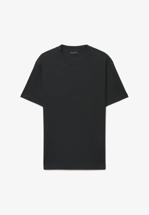 Calliope, T-SHIRT TINTA UNITA - T-shirt basique - nero ultrablack