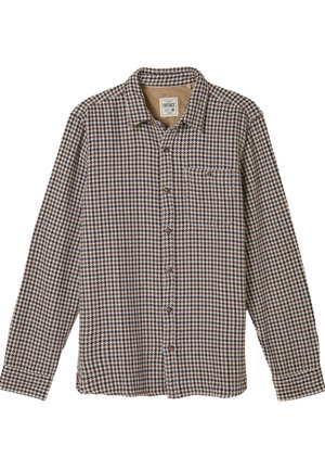 FatFace, TALL FIT - LONG SLEEVE DOGTOOTH  - Shirt - rust brown