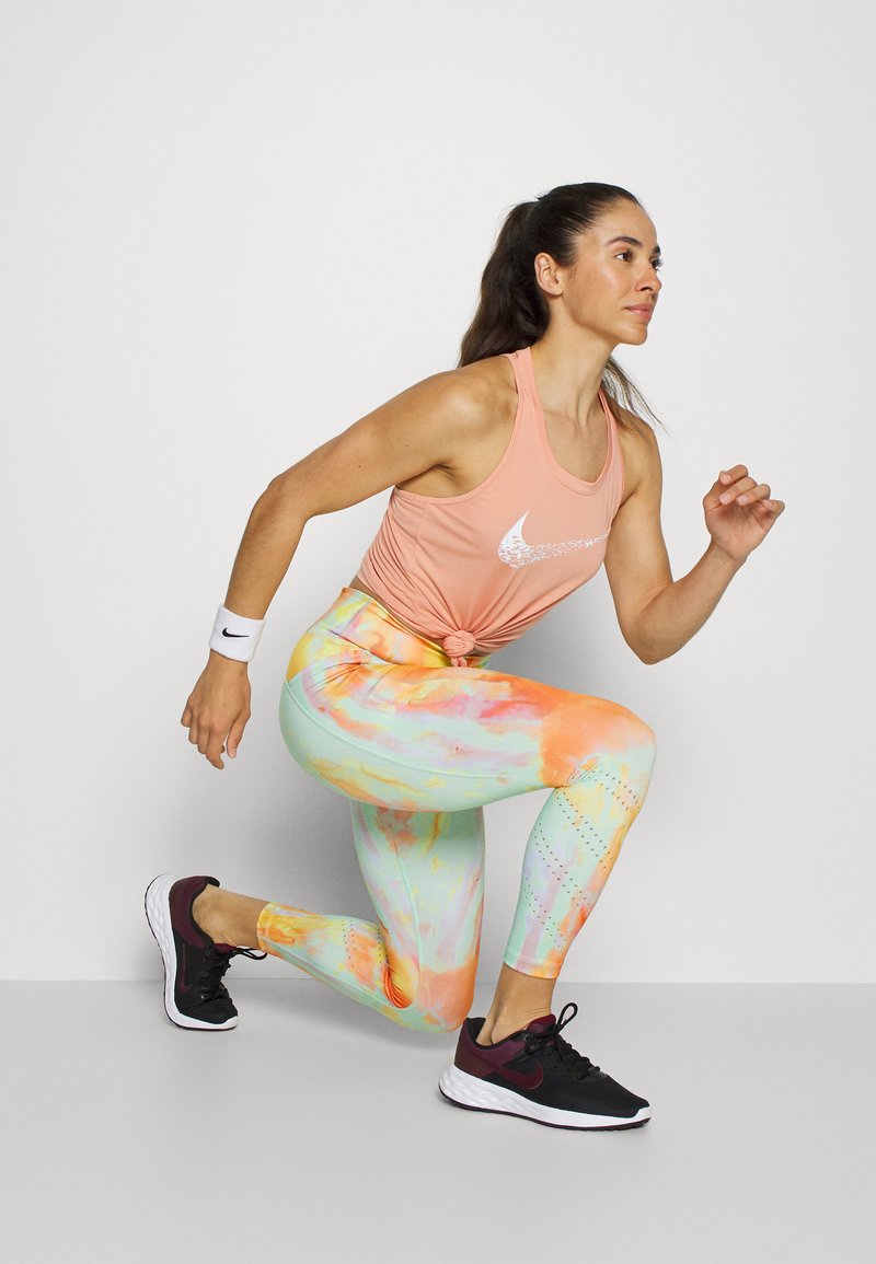 Damen Sportbekleidung | Nike Performance Tights mint foam/doll/silver/gelb - GR36289 Damen Sportbekleidung | Nike Performance Tights mint foam/doll/silver/gelb - GR36289