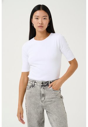 Kaffe KACARNA - Tricou basic - optical white