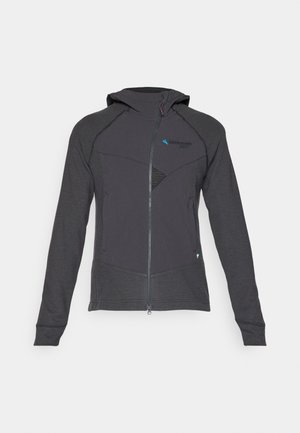 Klättermusen HUGIN ZIP HOODIE - Spordijakk - raven