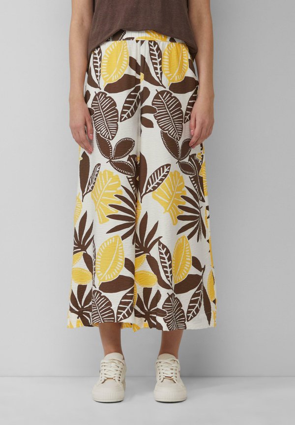 STRUKTURIERTER  - Faltenrock - ecru