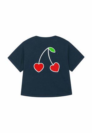 CERISES BACK ROLL UP - T-shirt con stampa - dark blue