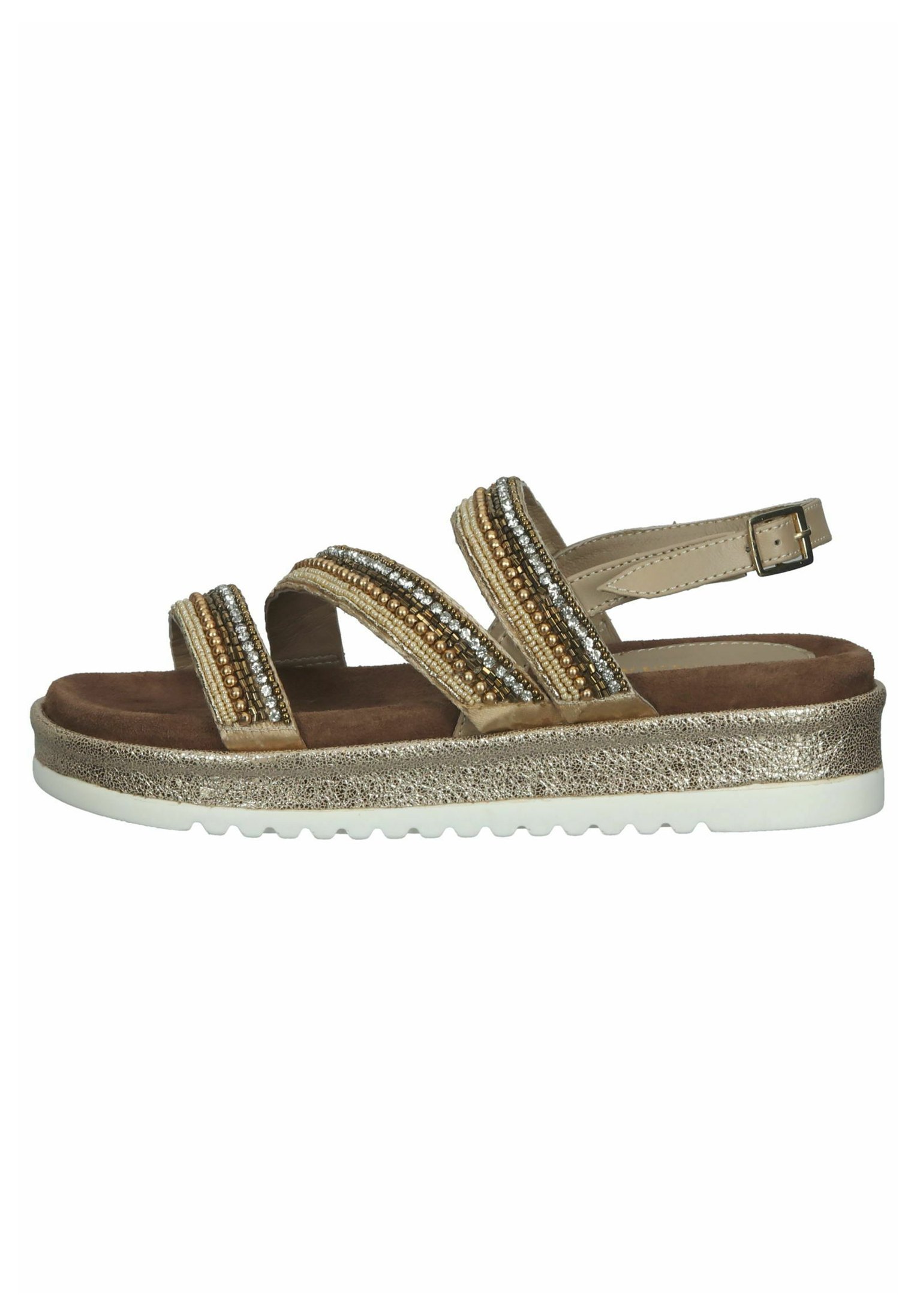 Lazamani Sandalen met plateauzool - beige - Zalando.nl