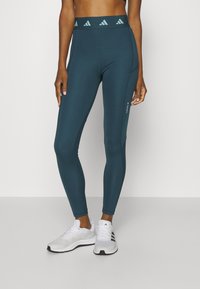 adidas Performance - Tights - arctic night/flash aqua Miniatyrbilde 1