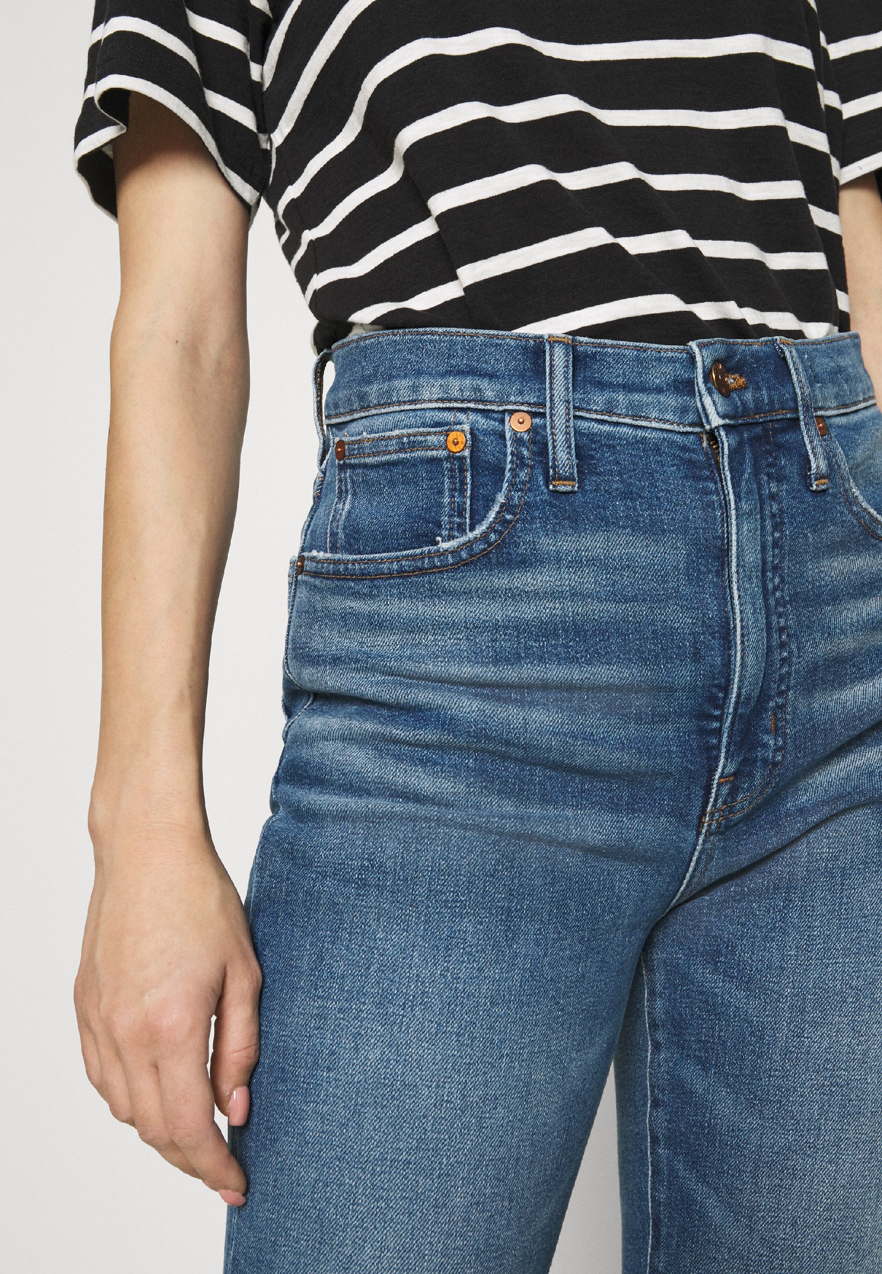 Madewell Jeans bootcut northhavenlyseblå denim Zalando.no Madewell WIDE LEG LIGHT INDIGO - Flared jeans - reggie