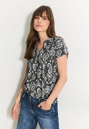 Cecil T-shirt con stampa - schwarz