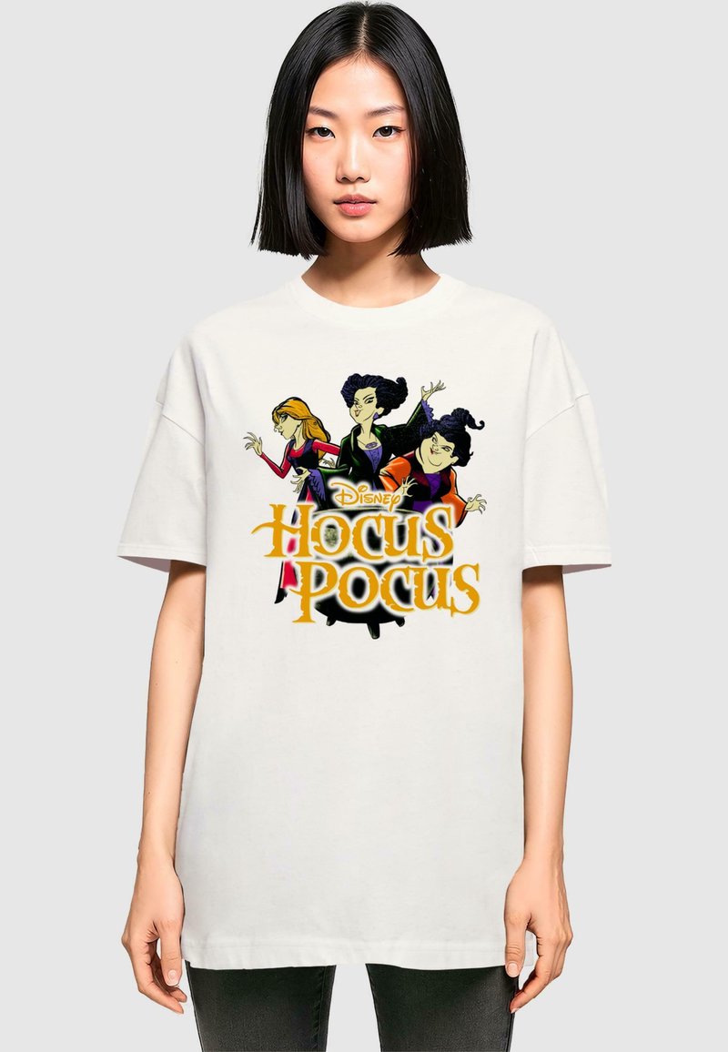ABSOLUTE CULT DISNEY HOCUS POCUS - STRIKE A POSE OVERSIZED BOYFRIEND  - T-shirts med print - white