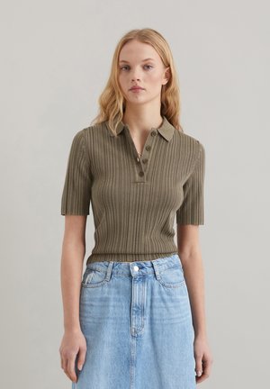 SLIM  - Poloshirt - dark wood