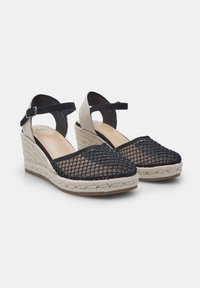 Bata Scarpe con plateau - nero