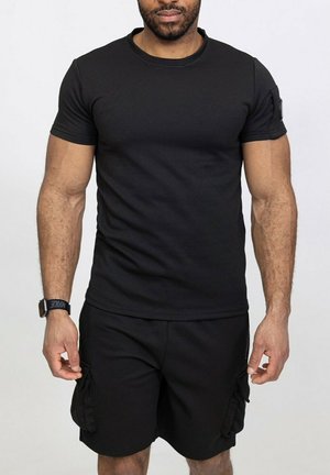 ENSEMBLE SET - T-shirt imprimé - noir