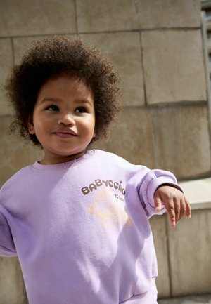 Next, REGULAR FIT - SWEATSHIRT AND BARREL LEG SET - Tepláková súprava - lilac babychino