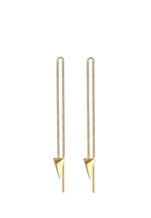 Elli TRIANGLE GEO - Earrings - gold-coloured