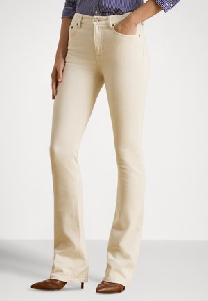 HIGH RISE BOOT JEAN - Calças de ganga bootcut - cream wash